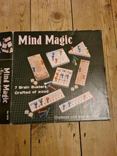 Wooden Intelligence Toys mind magic stardust tic tac toe roll-em 6 brain buster