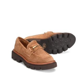 Mocasines Söfft Satara con plataforma para mujer, marrón habana, cuero, talla 7,5 M, usados en excelente estado - Imagen 1 de 14