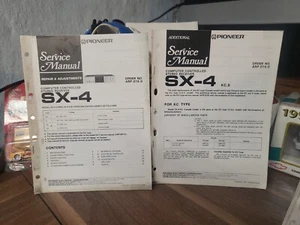 Pioneer SX-4 Receiver Service Manual *Original* - Picture 1 of 5