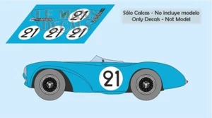 Decals Aston Martin DB3S Le Mans 1957 21 1:32 1:24 1:43 1:18 64 87 slot calcas - Picture 1 of 1
