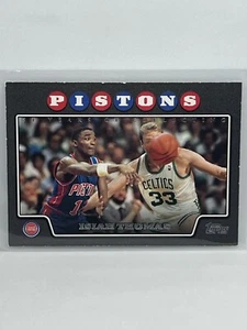 ISIAH THOMAS 2007-08 TOPPS BLACK SUPER RARE #22/51 PISTONS CHIPPING SEE PICS - Picture 1 of 2