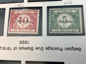ICOLLECTZONE Germany Belgium Occupation 1NJ6-7 VF hinged - Picture 1 of 1