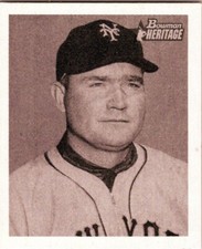 2001 Bowman Heritage '48 Reprints #2 Johnny Mize New York Giants