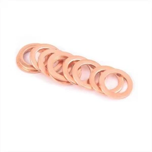 18 Pcs Oil Drain Plug Gasket,14mm OEM Copper Washer Purple - Picture 1 of 5