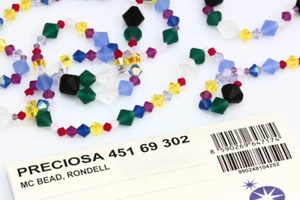 Cuentas bicónicas rondell de cristal checo PRECIOSA genuinas * Más tamaños y colores - Imagen 1 de 59