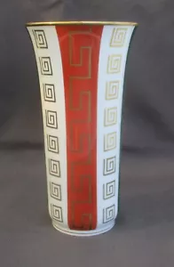 Vase Edelstein Art Deco ca. 24,5 cm. Keramikgalerie - Bild 1 von 4