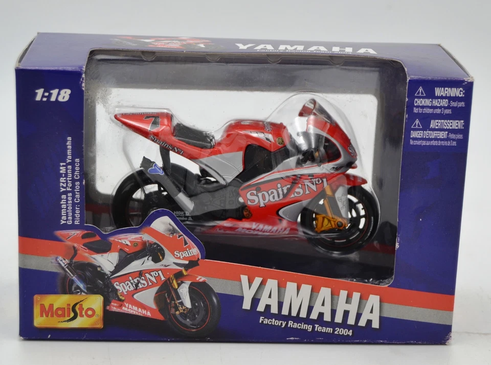 Die Cast Yamaha Yzr M1 Gauloises Fortuna Yamaha - Carlos Checa 2004 Maist Foto 1 de 1