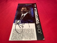 John Tortorella Tampa Bay Lightning Head Coach Autograph Photo