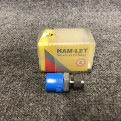 Hamlet 768LSS1/4x1/2 Stainless Steel Male Straight Connector 1/4" Tub x 1/2" NPT - Image 1 of 4