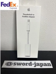 Apple Thunderbolt to FireWire Adapter Cable MD464ZM/A A1463 NEW SEALED BOX fedex - Afbeelding 1 van 8