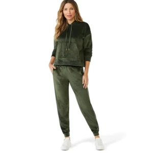 Sofia Intimates by Sofia Vergara Women's Cropped Hoodie/Jogger Pants Set, 2X - Picture 1 of 8