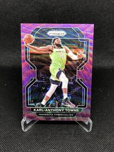 2021-22 Panini Prizm Purple Wave Prizm Karl-Anthony Towns #157 - Picture 1 of 2