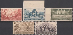Liechtenstein Gebietsteilung Mi.Nr. 202-206 postfrisch Mi.Wert 35 € (B260) - Bild 1 von 2