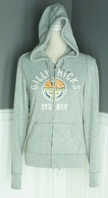 Lote de Dos Gilly Hicks Sydney Talla M Cremallera Completa Sudadera con Capucha Chaqueta Suave  Foto 1 de 4