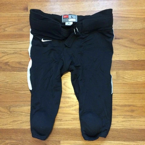 New Nike Oregon State Beavers Football Game Pants Men's Lg Black Orange Padded Cover