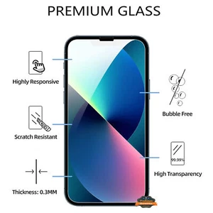 For Google Pixel 8 Pro 5G Clear Tempered Glass Screen Protector Case Friendly - Picture 1 of 9
