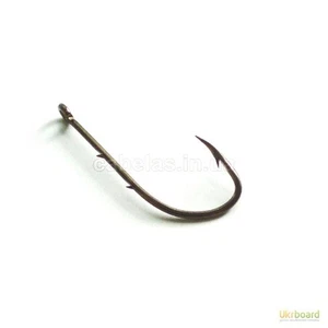 EAGLE CLAW 186F BAITHOLDER CATFISH HOOK FOR WORMS AND CHUNK BAIT 1/0 QTY 50 - Picture 1 of 2