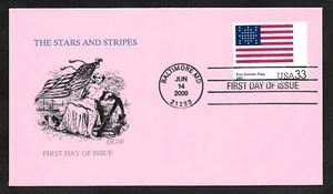 #3403o 33c Fort Sumter Flag - DGW FDC - Picture 1 of 2