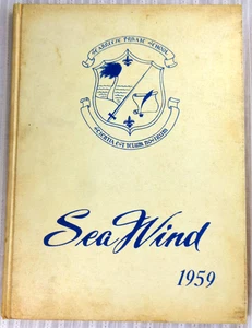1959 SEA WIND Seabreeze Private School Yearbook Daytona Beach Florida Annual - Imagen 1 de 6