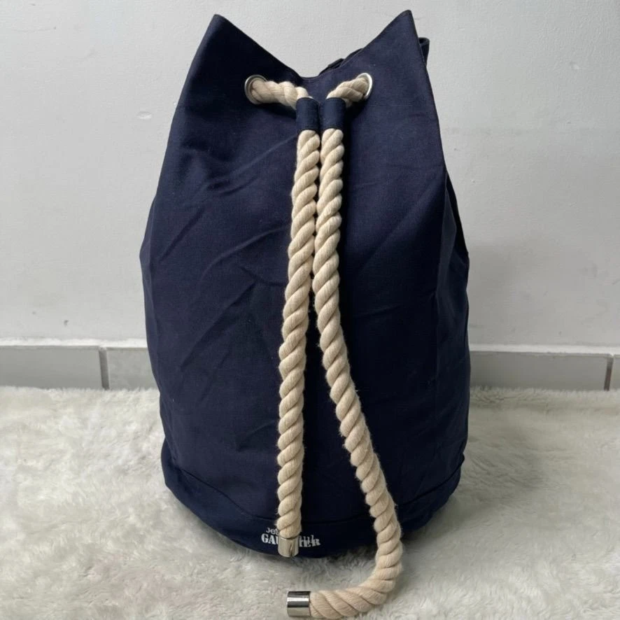 Jean Paul Gaultter Women's Navy Blue Nautical Rope Backpack One Size - Image 1 of 4