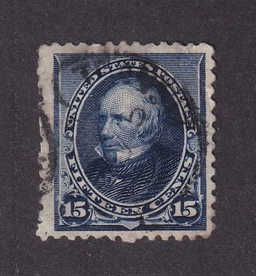 SELLOS DE MATT SCOTT #227 HENRY CLAY 15 CENTAVOS EMISIÓN OFICINA 1890-93, USADOS CV $27,50 Foto 1 de 3