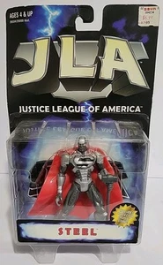 JLA: Liga de la Justicia de América Figura de Acción de Acero Soporte de Exhibición Hasbro - Imagen 1 de 5