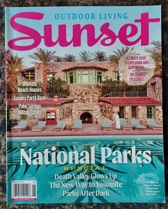 Sunset Magazine 2025 National Parks Special Issue Outdoor Living  - Picture 1 of 1