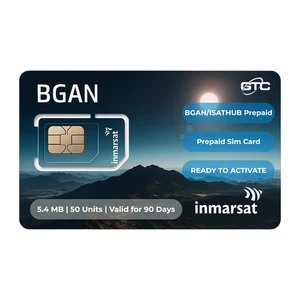 Inmarsat BGAN Satelliten Terminal SIM-Karte mit 50 Stück | 90 Tage | Sendezeit - Bild 1 von 3