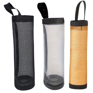 1pz Dispenser Sacchetti di Plastica da Appendere a Parete Porta Sacchetti Spazzatura Organizzatore - Foto 1 di 10