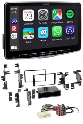 Alpine MP3 USB Bluetooth DAB Autoradio für Nissan Versa ab 07 Xterra ab 13 - Bild 1 von 4