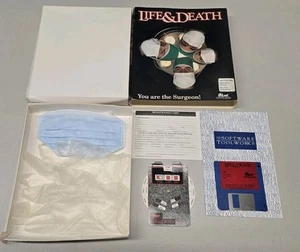 Life & Death You Are The Surgeon 1988 Big Box Apple Macintosh Disk 1 Only - Picture 1 of 14