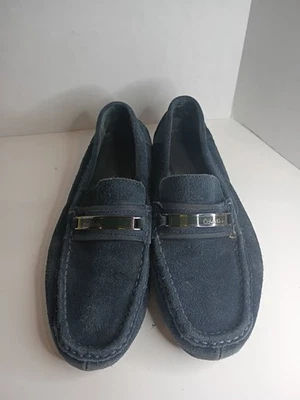 Calvin Klein Suede Leather Navy Blue Driving Loafers Moccasins Men’s Size 9.5 - Image 1 of 4
