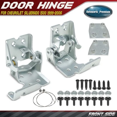 2x Front Side Door Hinge for Chevrolet Silverado 1500 1999-2006 Silverado 2500 - Image 1 of 4