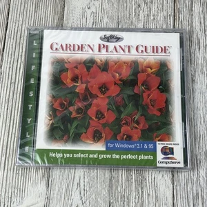 Garden Plant Guide  PC CD-ROM SoftKey 1995 Windows 3.1 NEW - Picture 1 of 2