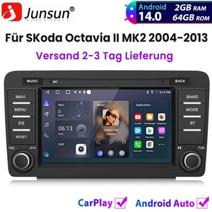 Für SKoda Octavia II MK2 2004-2013 Carplay Autoradio GPS Navi 2+64GB BT FM DAB+ - Bild 1 von 15