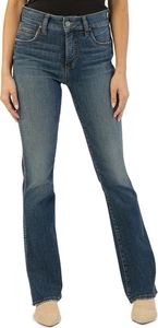 KUT from the Kloth High Rise Natalie Fab Ab Bootcut Jeans 12 17 34 Western blau - Bild 1 von 9