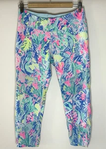 Lilly Pulitzer Luxletic Leggings Mid Rise Midi Leggings Cay to my Heart? Große - Bild 1 von 4