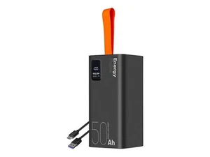 Powerbank 50000mAh EnergyPulse USB-A/USB-C PD 22,5W, Affichage Numérique - Photo 1/3