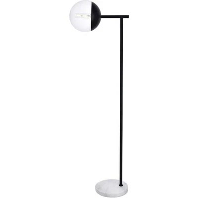 Living District LD6099BK Eclipse Floor Lamp Black - Image 1 of 4