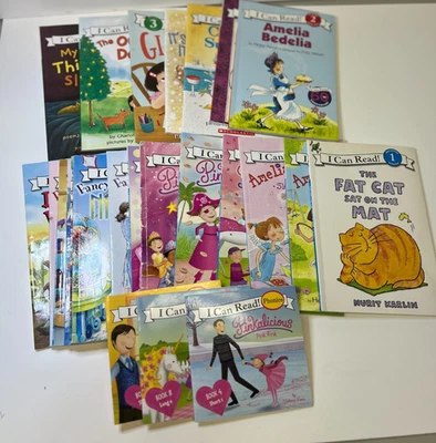 I Can Read Lot of 22 Level 1-3 Readers   Amelia Bedelia, Pinkalicious - Image 1 of 4