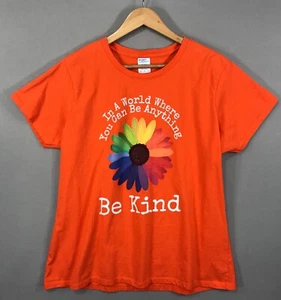 Port & Company T-Shirt Damen 2XL Orange Pullover Grafik Tee Kurzarm Schön - Bild 1 von 11