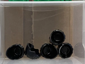 LEGO Parts - Black Minifigure, Hair Male, Coiled - No 79688 - QTY 5 - Picture 1 of 1