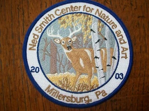 4" NED SMITH CENTER 2003 WHITE BIRCH BUCK PATCH MILLERSBURG, PA. SIGNATURE SER. - Picture 1 of 2