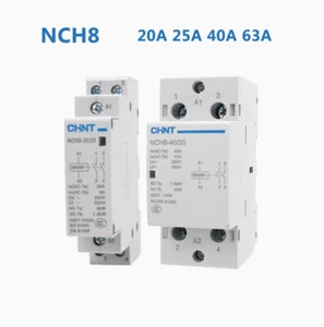 NCH8 20/25/40/63A AC contactor Modular contactor Power contactor Closer/Opener - Picture 1 of 11