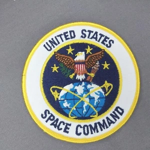 United States US Space Command NASA 4" Iron On Patch - Picture 1 of 2