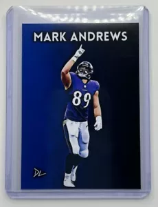 Mark Andrews Limited Edition Artist Signed Baltimore Ravens Trading Card 2/10 - Picture 1 of 2