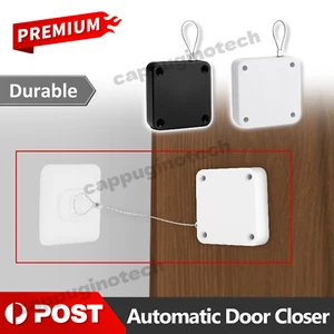AU Automatic Door Closer Retractable Punch Free Automatic Sensor Door Closer NEW - Picture 1 of 12