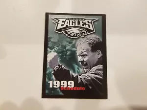 Philadelphia Eagles 1999 NFL Football Pocket Schedule - Modell's - Picture 1 of 2