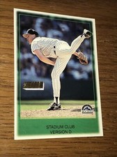 1997 Topps #136 Bruce Ruffin Rockies STADIUM CLUB TEST ISSUE VERSION D Rare Var