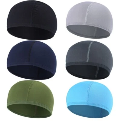 Cycling Helmet Liner Beanie Hat Quick Dry Sweat Wicking Cooling Skull Caps Men